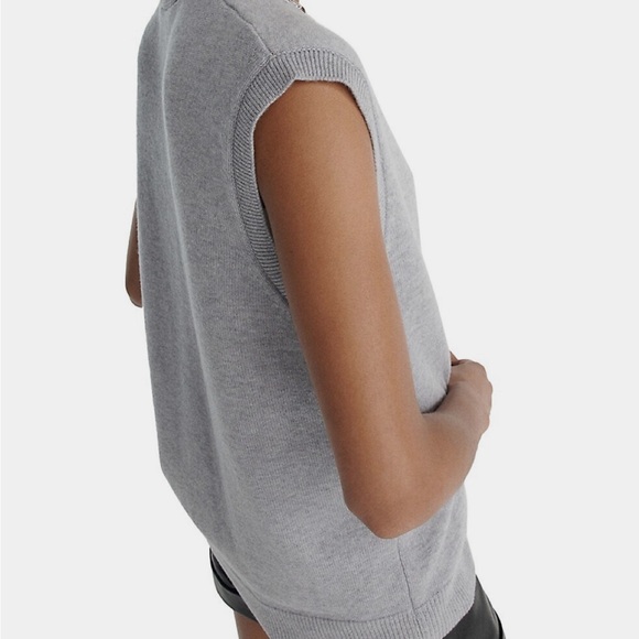 The Kooples Merino Wool Jewel-Button Sweater Vest - Picture 2 of 10